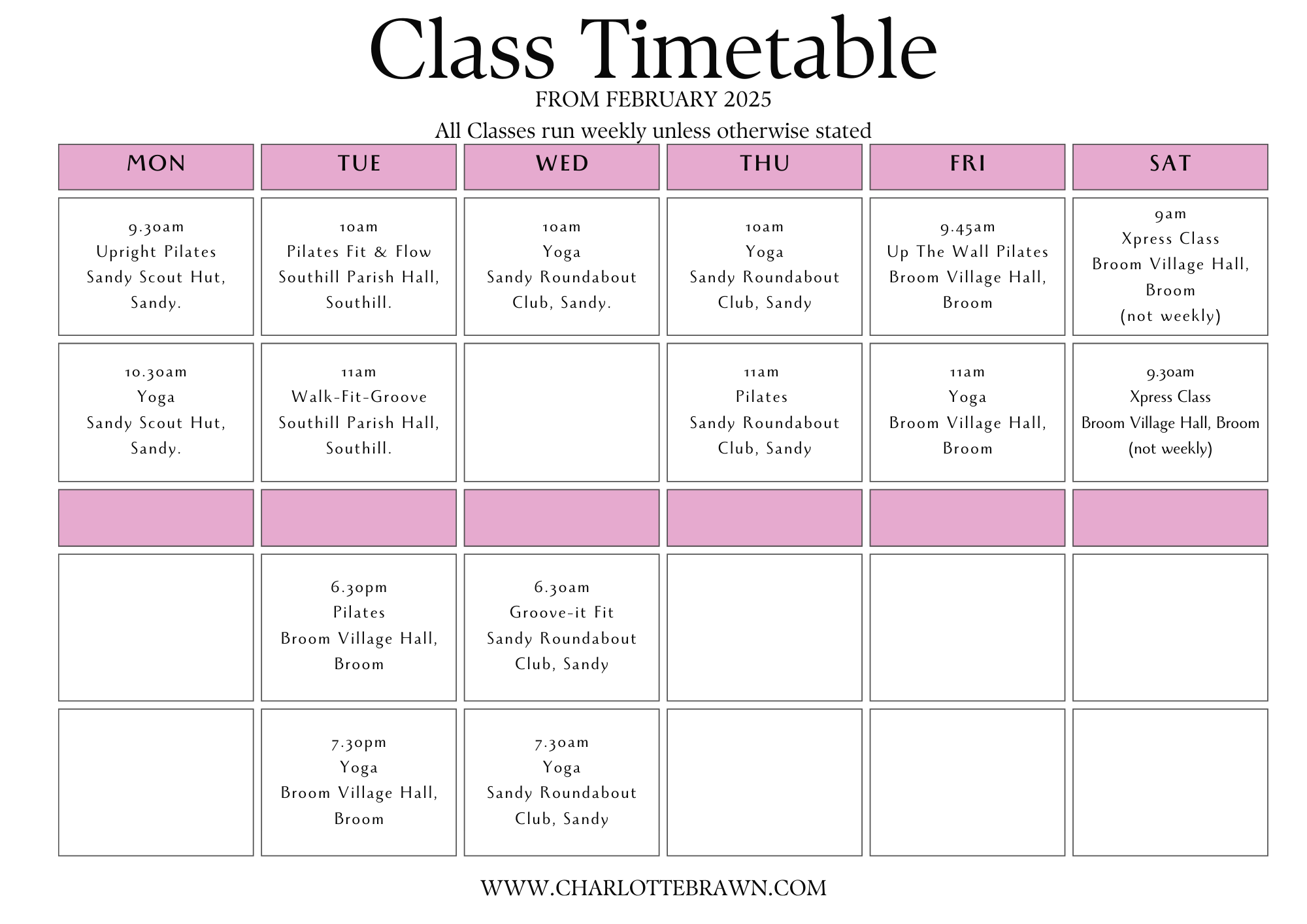 _Class Timetable Feb 2025 (2)