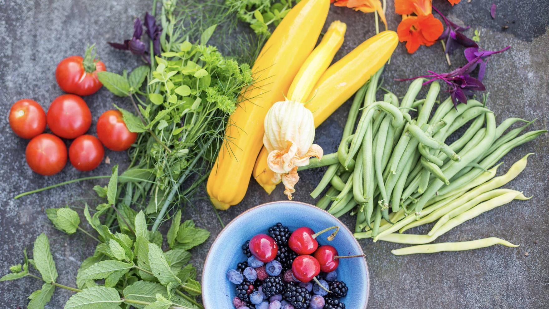 Mixed Container Harvest in July