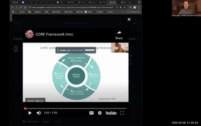 Framework feedback -- Margo Helman