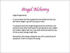 Angel Alchemy Video 2 Angel Assignments