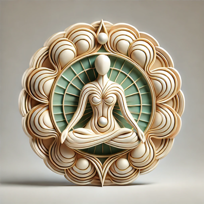 Decorative sculpted icon