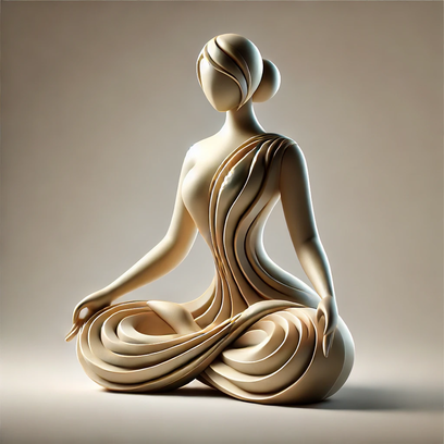 Decorative sculpted icon