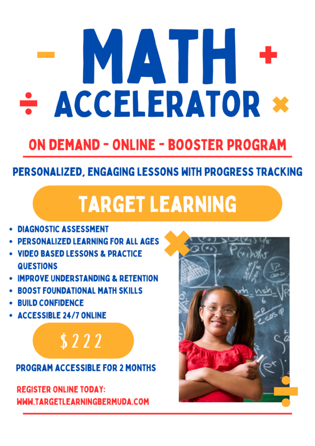 2025 Math Accelerator Booster Program Flyer