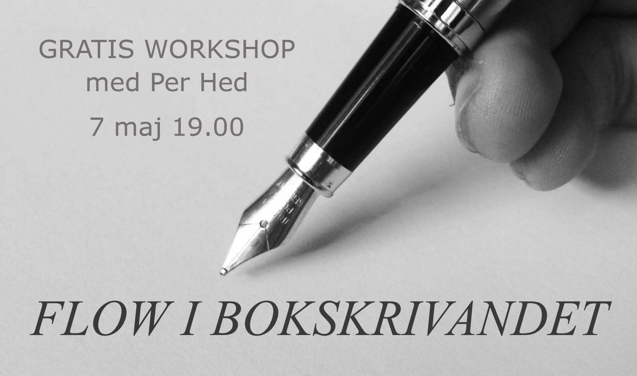 Flow i bokskrivandet med Per Hed 2