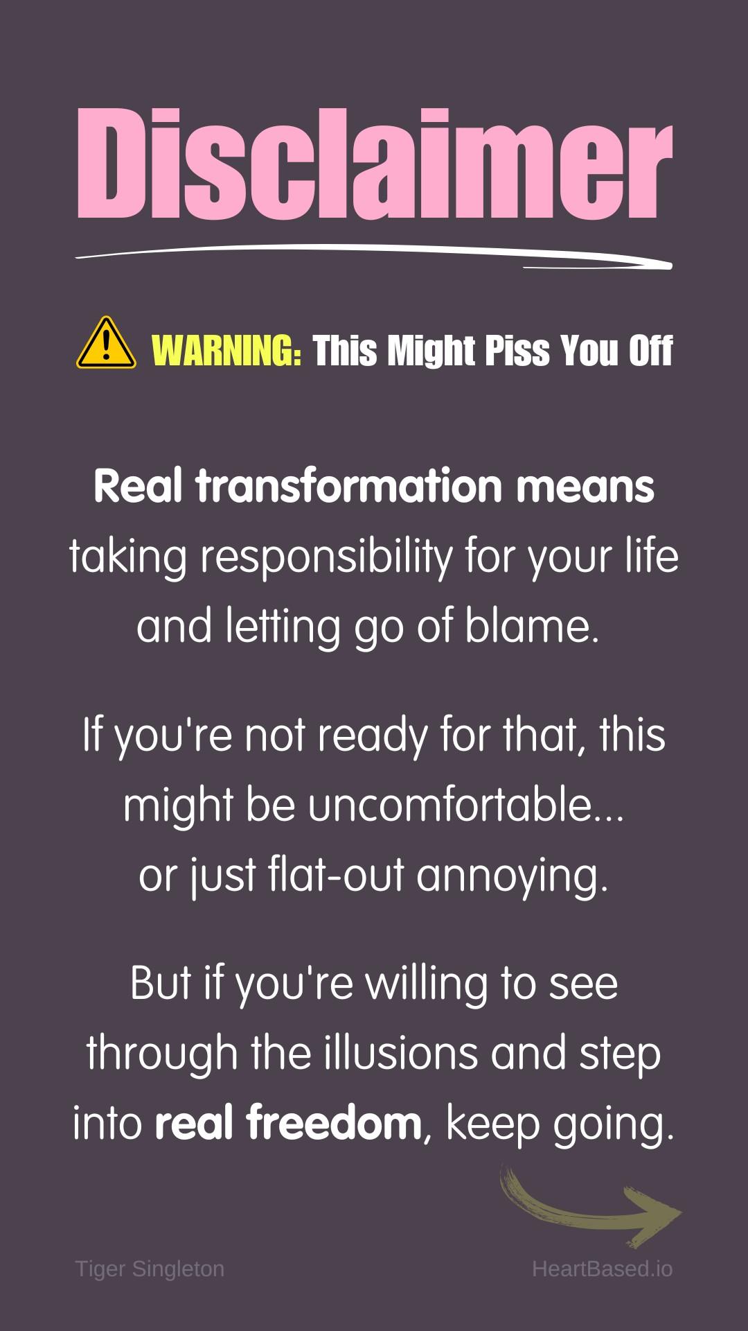 BIG Disclaimer