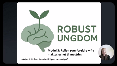 3.1  Foreldrestil god lyd