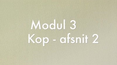 8   Modul 3 afsnit 2 ny