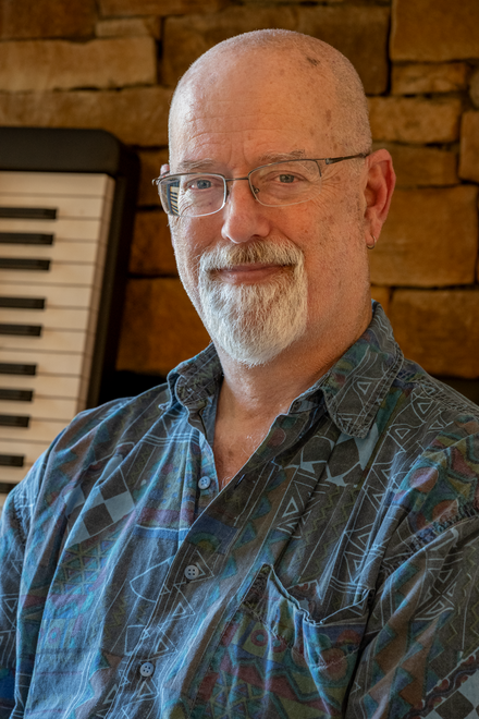 Daniel Barber at the keyboard