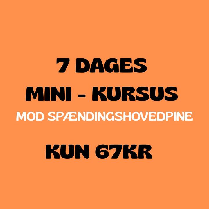 7 dages mini kursus reklambillede