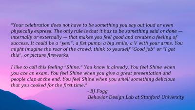 The Importance of Celebration