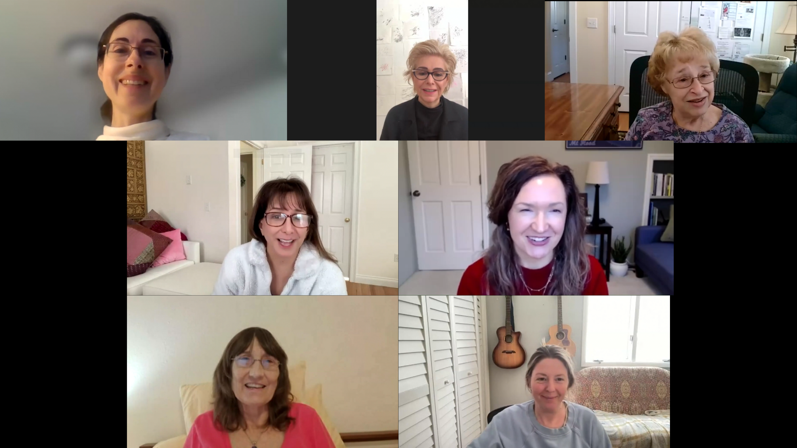 Coaching zoom capture with 7 images