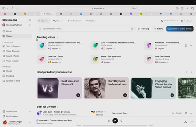 Create an AI voice from Scratch