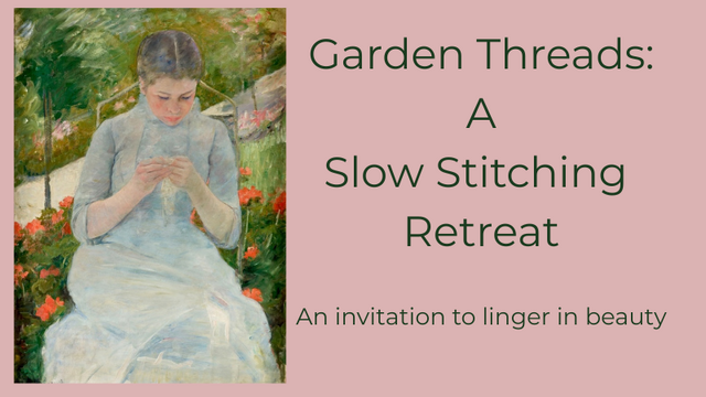 A Garden Threads Card