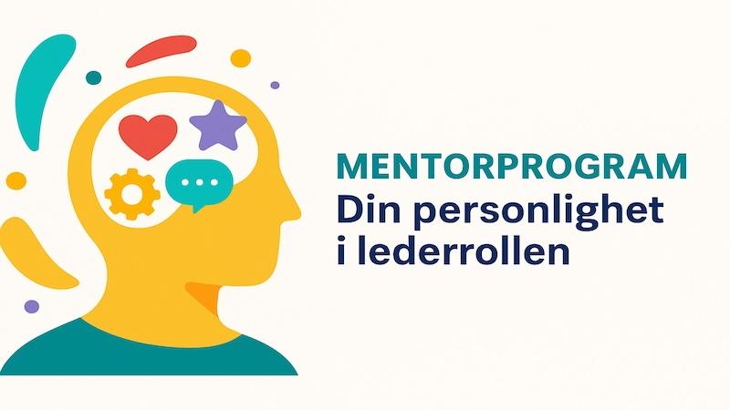 Mentorprogram. Din Personlighet i Lederrollen Illustrasjon Logo