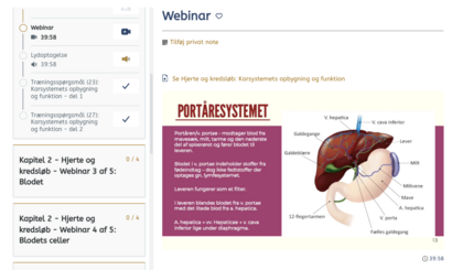 Eksempel på, hvordan du studerer anatomi og fysiologi på computeren