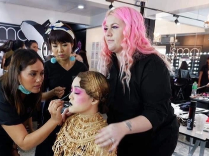 Makeup artist Hilde Johansen