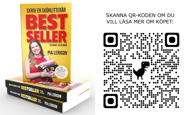 QR och Omslag Skriv en skönlitterär bestseller