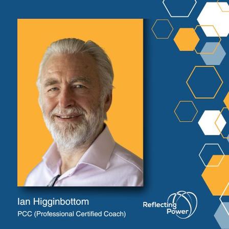 Photogrpah of Ian Higginbottom principal coach and founder at Reflecting Power