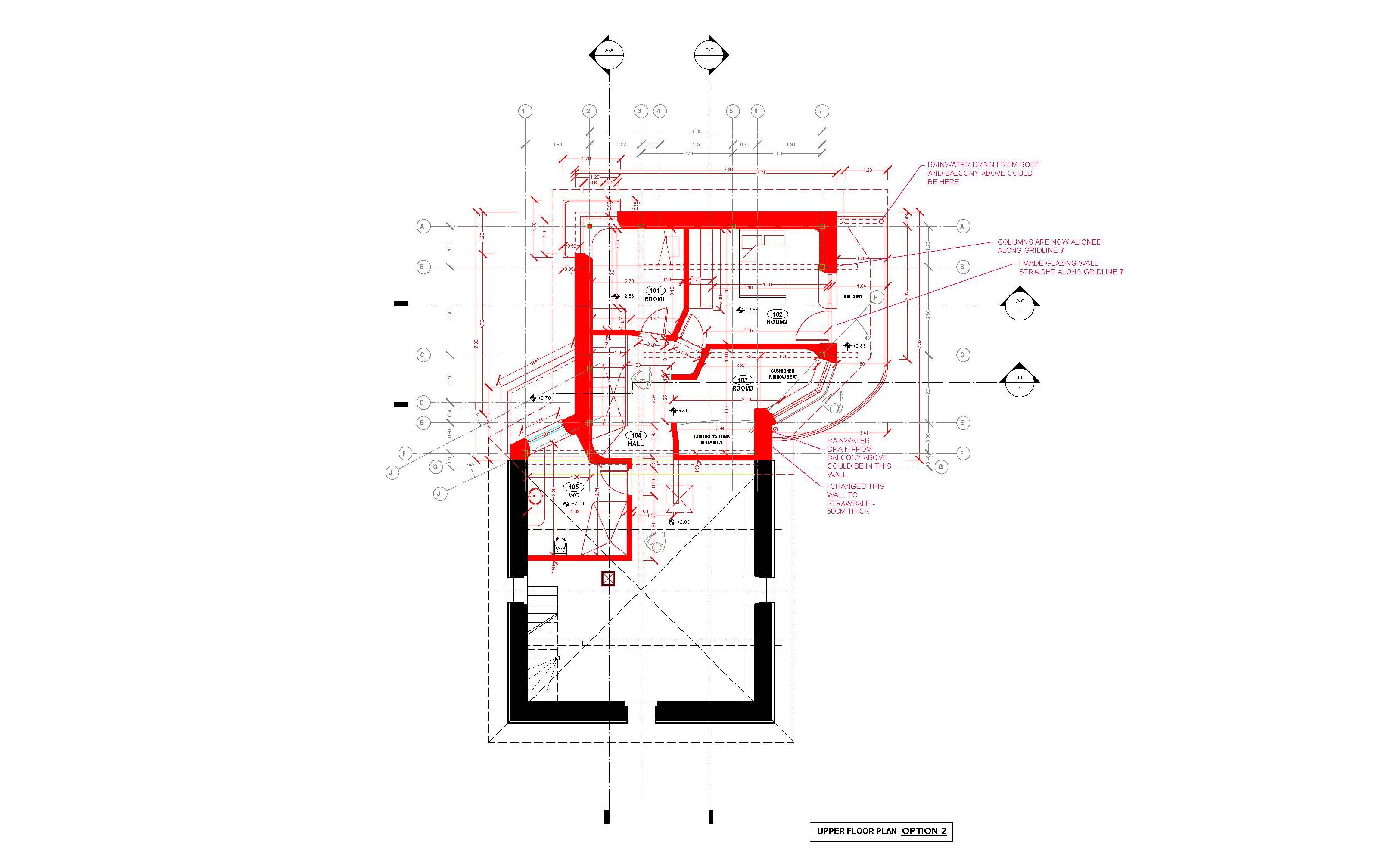 schlatter anghede house_design development_A-101_option2_REV2