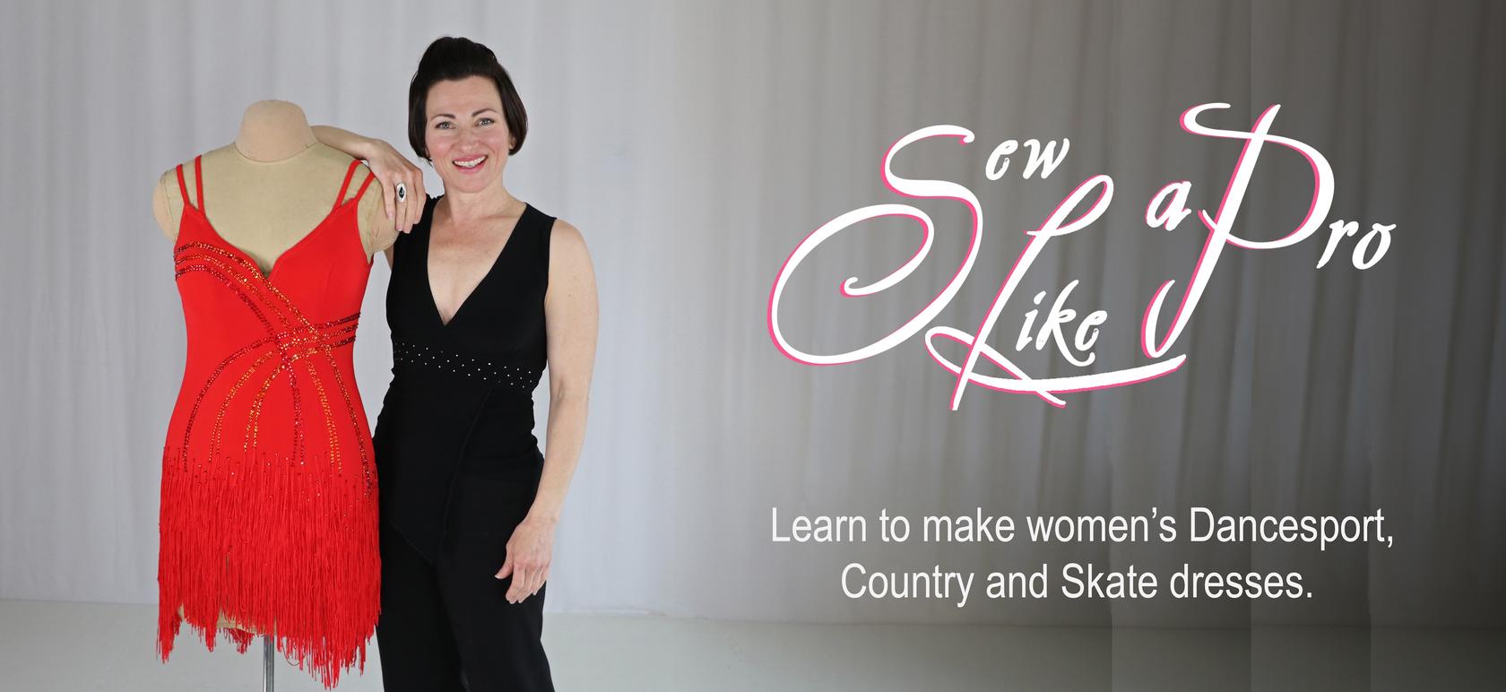 2025 Sew Like A Pro email header, red fringe- 