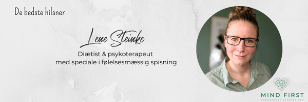 Signatur, Lene Steinke, Diætist, psykoterapeut, følelsesmæssig spisning