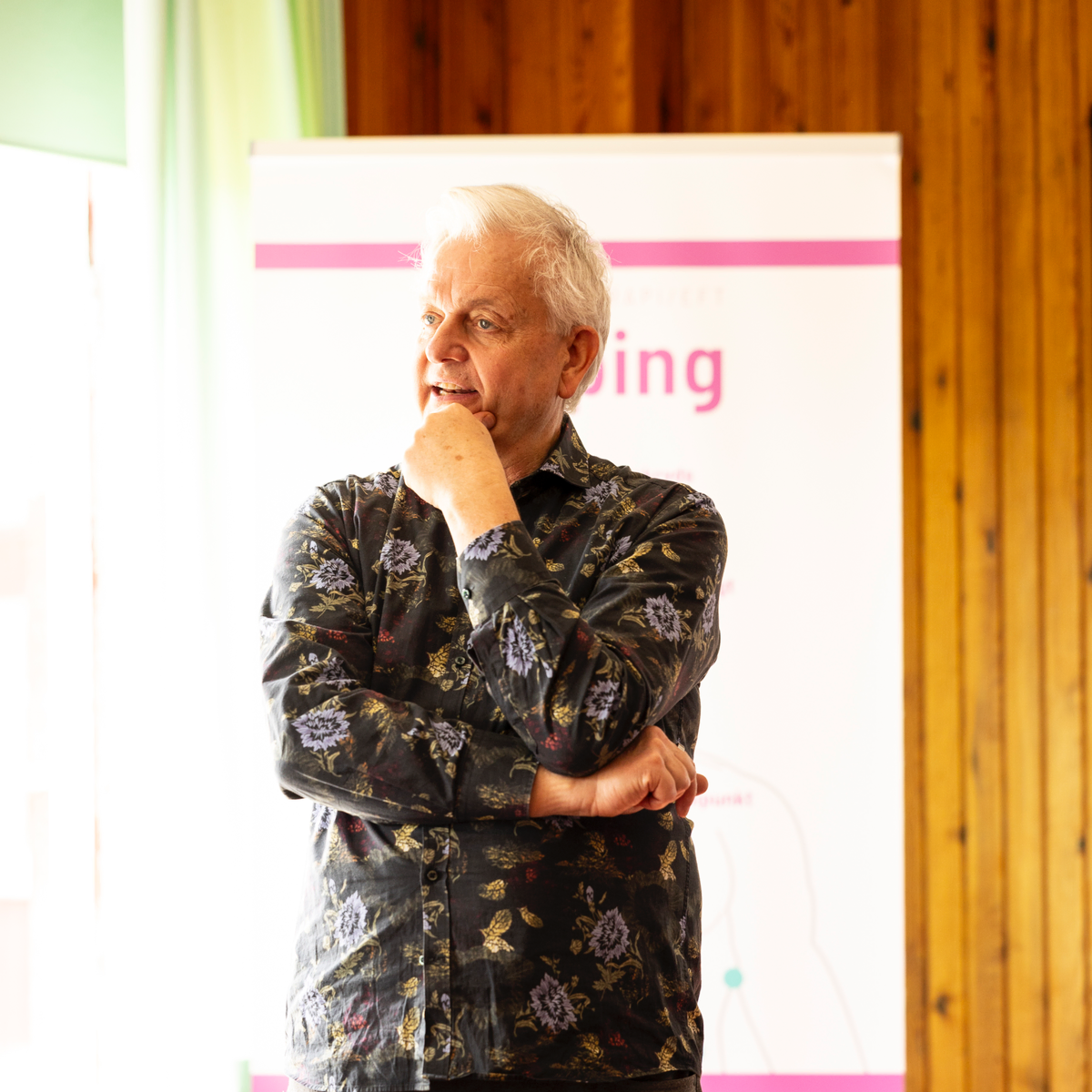 Lars Mygind underviser i tapping