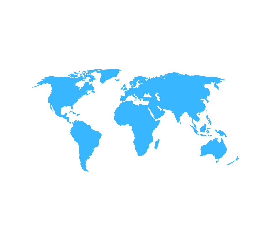 Dark Blue White Flat illustration World Map Earth Hour Day Facebook Post