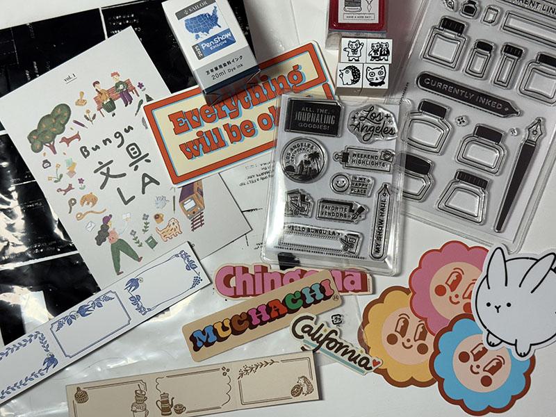 Bungu LA Stamps and Stickers-s