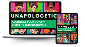 Kylie Patchett UNAPOLOGETIC | Alchemise Your Voice + Visibility Blocks Bundle