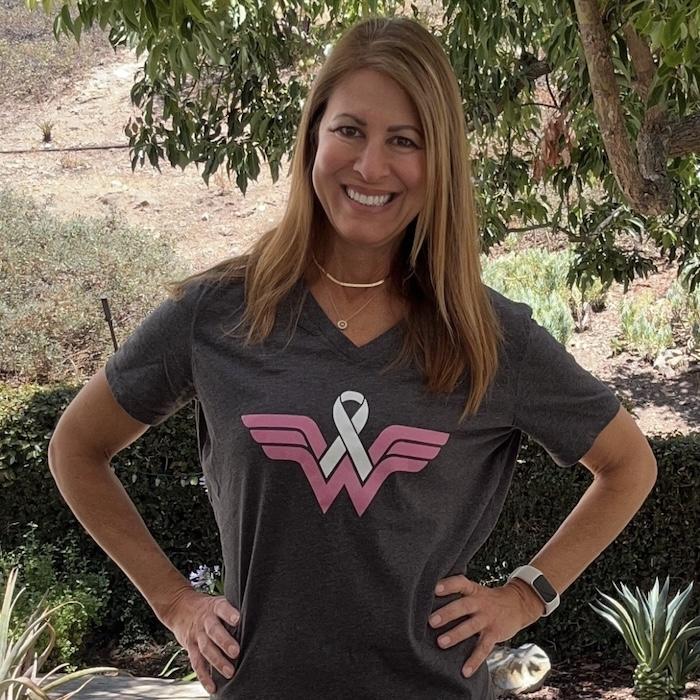 Lung cancer survivor white ribbon tee