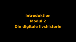 Intro modul 2