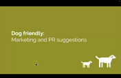 Marketing dog friendly