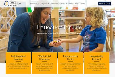 Montessori Website Theme #3