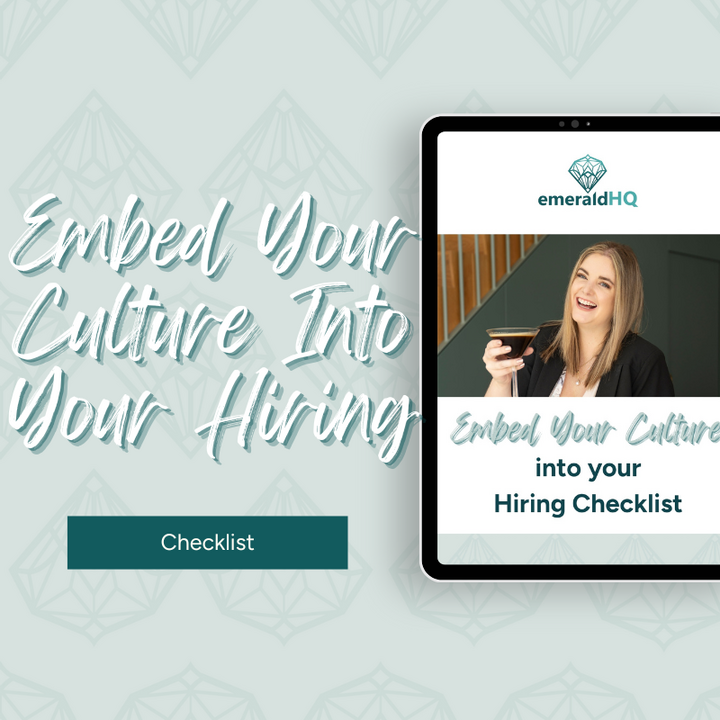 embed your culture into your hiring checklist cover page