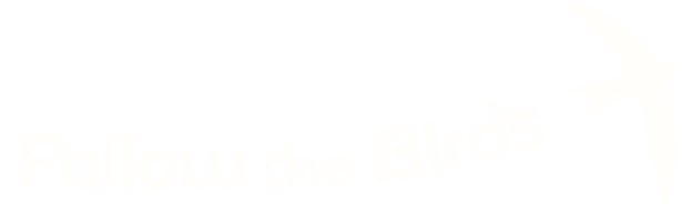 Follow the Birds logo horizontal_large_white