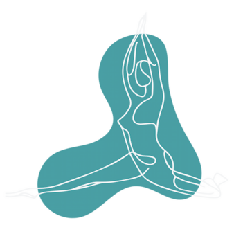 graphic image of yoga pose emphasizing mindfulness and sustained attention