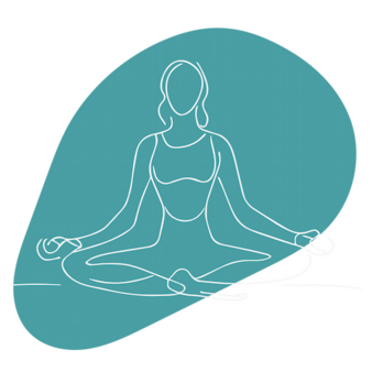 yoga figure in lotus pose symbolizing guided cueing and structured yoga sequences