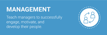 Everything DiSC Management tile with a light blue background and an icon showing to people communicating with eachother