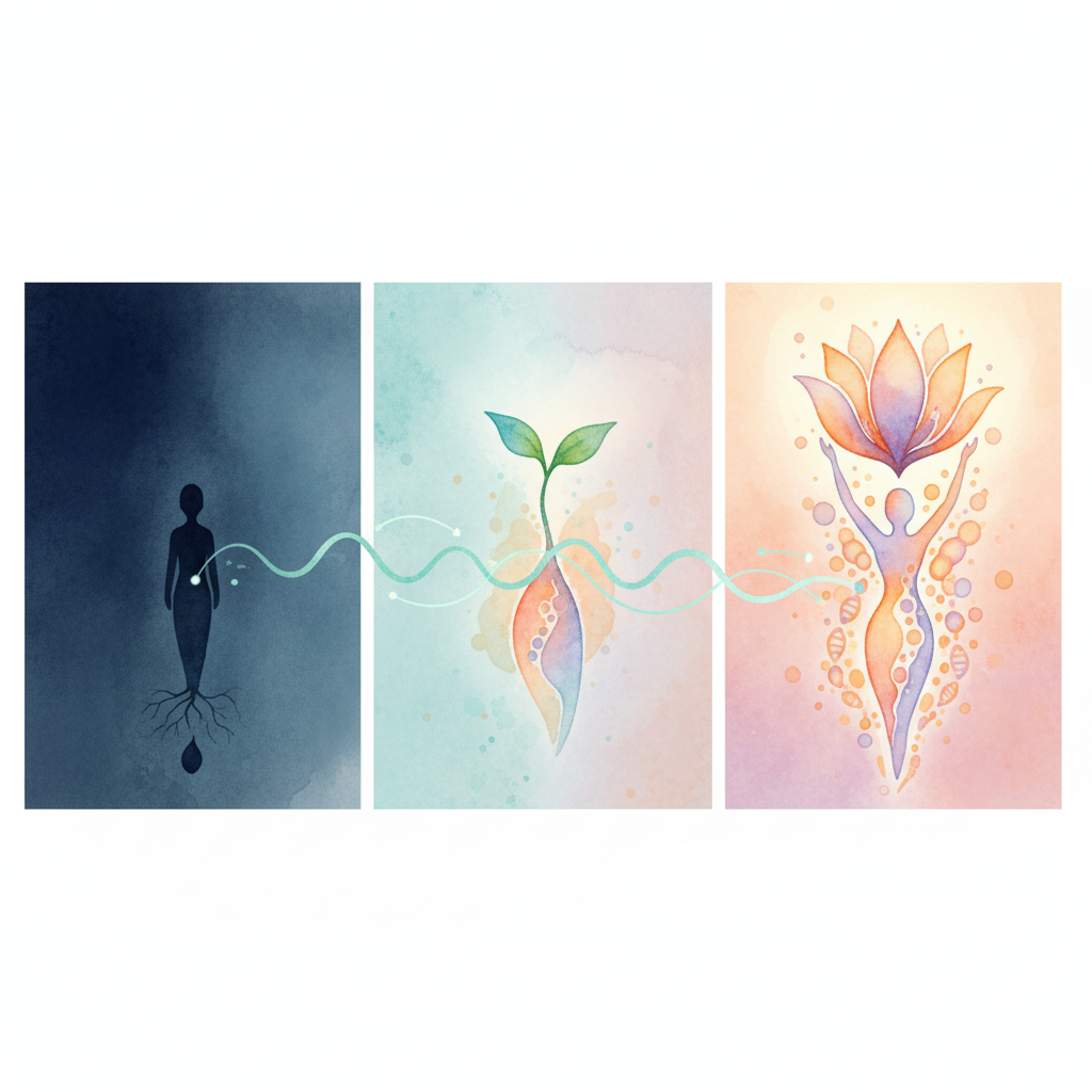 Mold illness recovery transformation - gradual healing progress over months