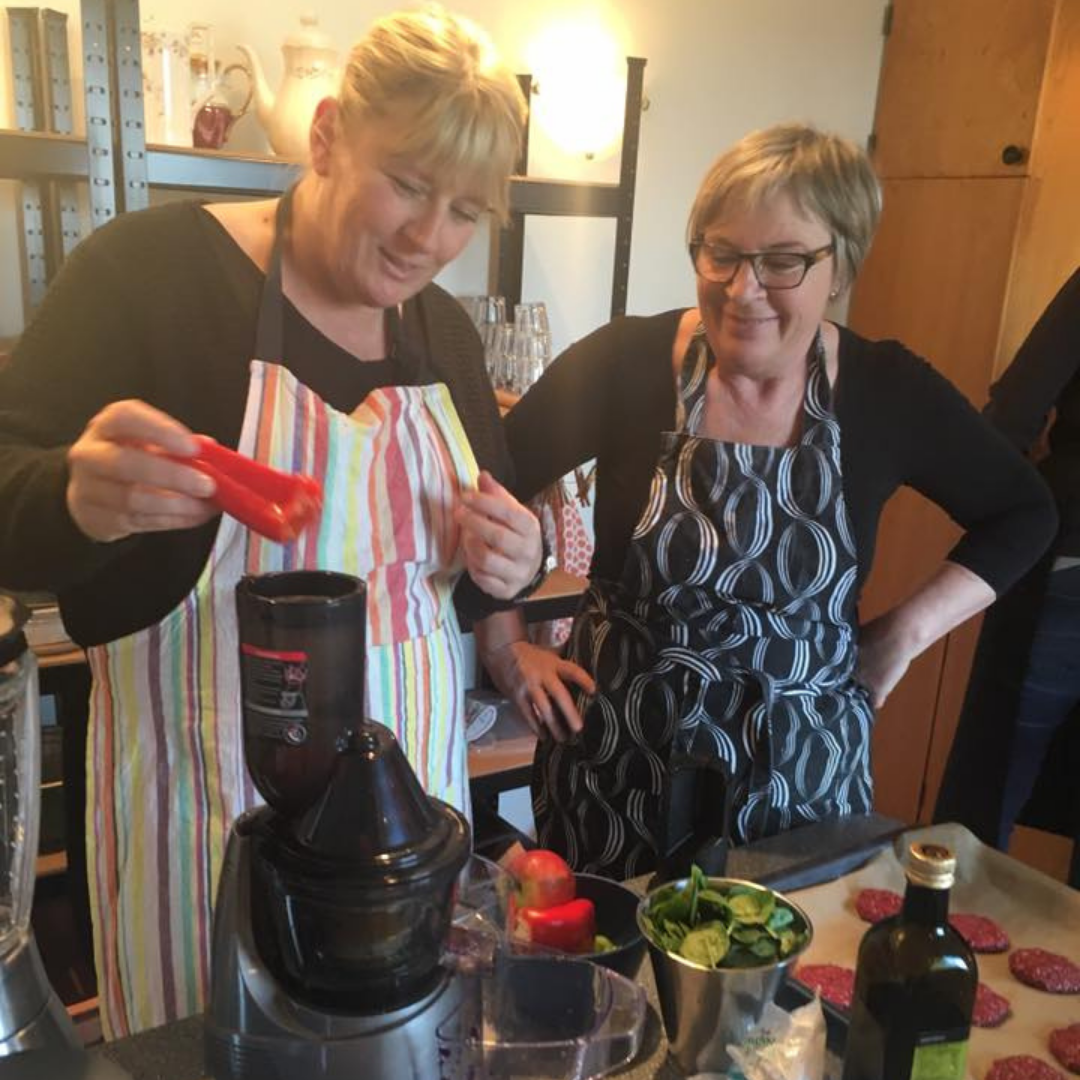 Stofskifte madworkshop køkken stemning 