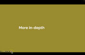 Digging deeper