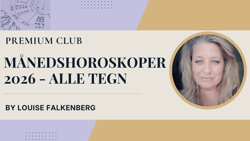 MånedsHoroskoper 2026 - alle tegn test MN