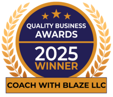 Quality Business Awards 2025 Winner Coach with Blaze LLC