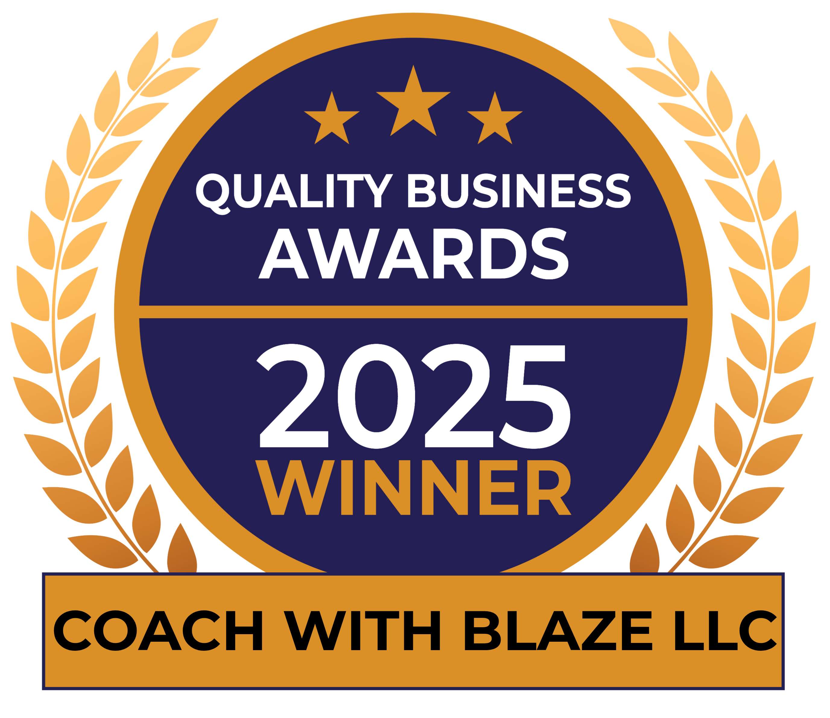 Quality Awards 2025 Winner Coach with Blaze LLC