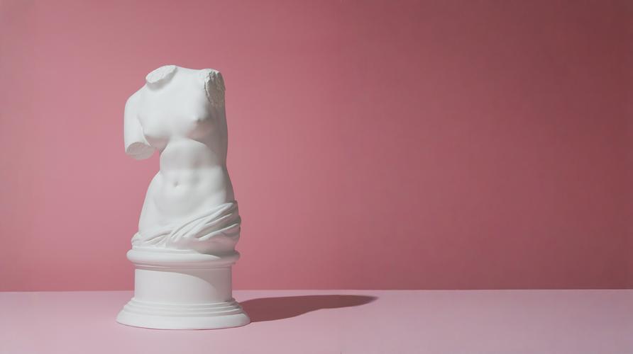 Venus på pink og bred