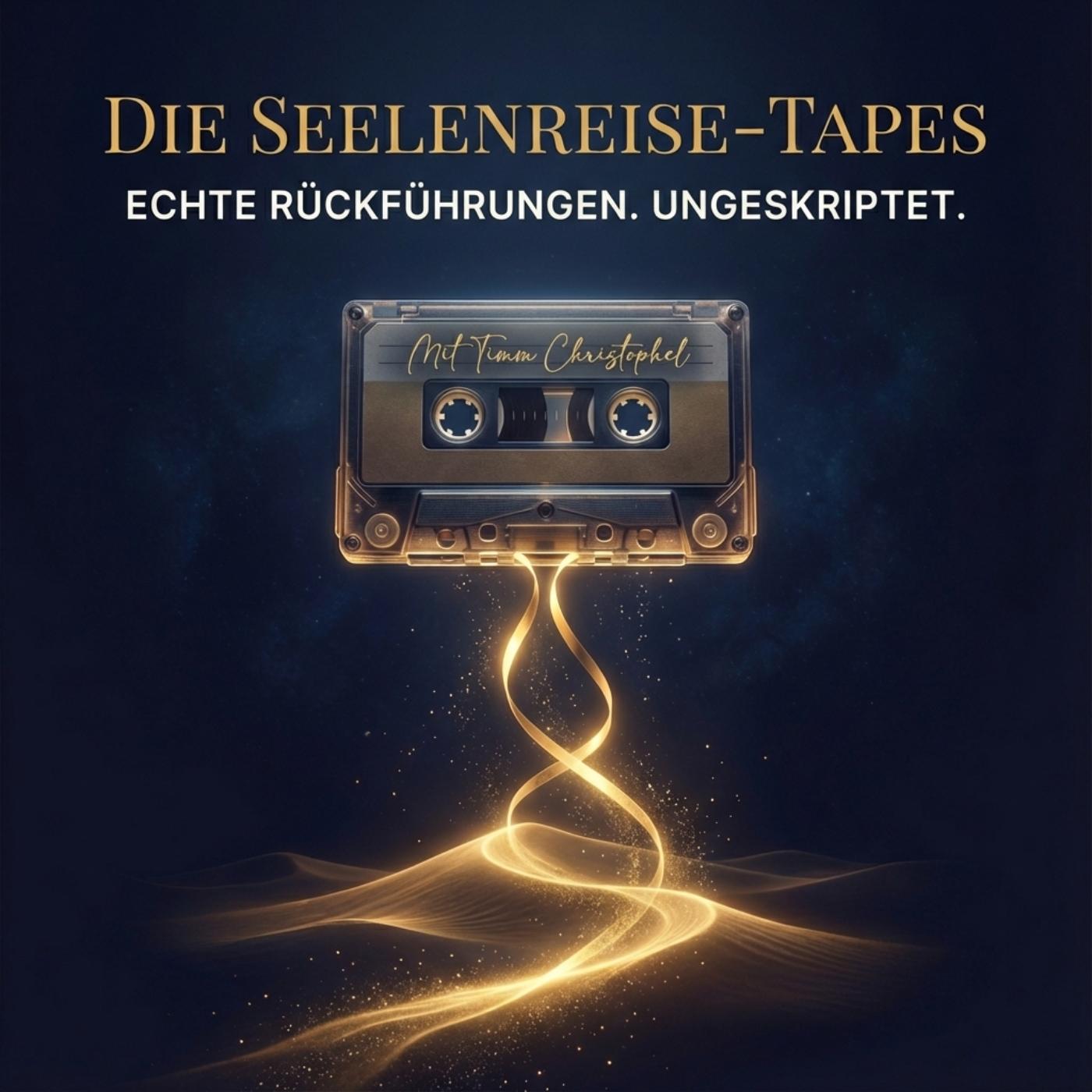 Die Seelenreise-Tapes Podcast Cover Image mit Cassette Tape 1400x1400