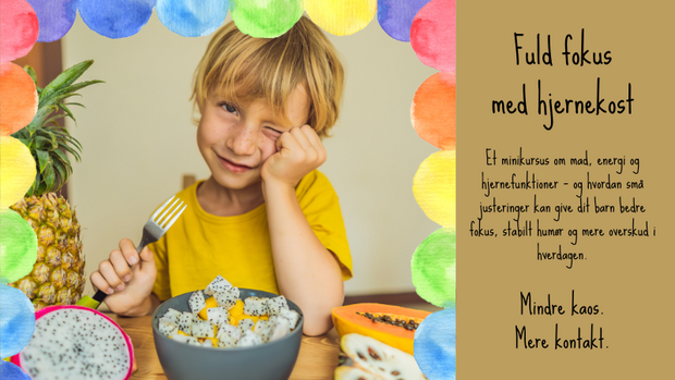 Fuld fokus med hjernekost