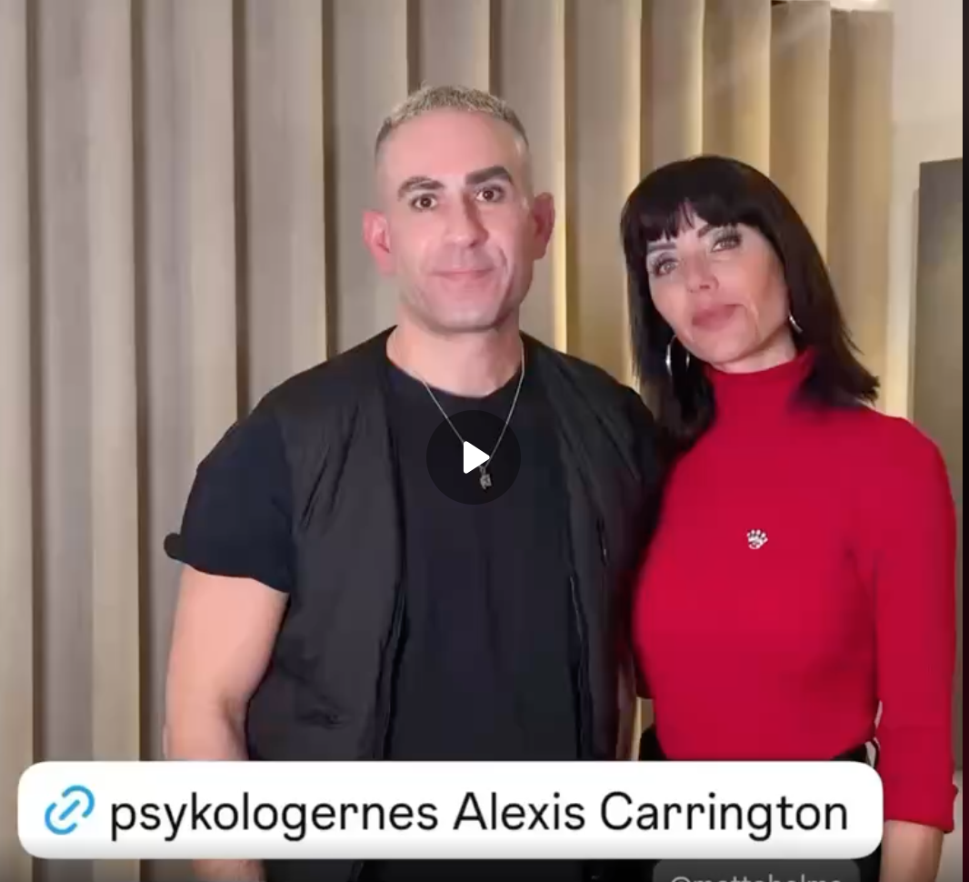 Abdel Aziz og Psykolog Mette Holm 