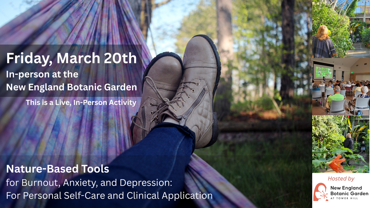 Nature-Based Tools March 20th in-person at NEBG ce cpd