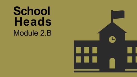 School Heads - Module 2.B